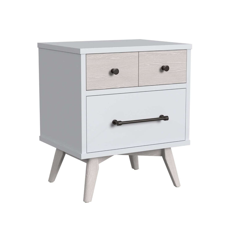 Marty Night Stand - Ash Linen