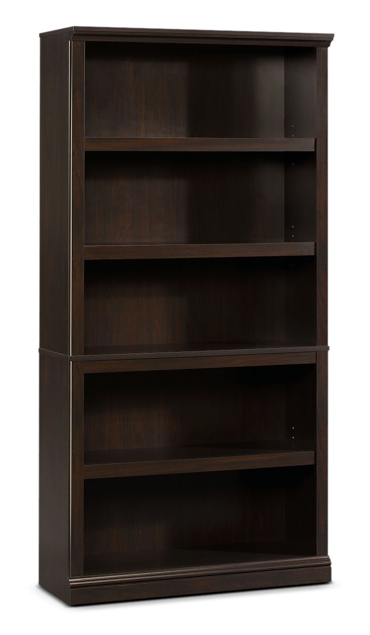 Blyth Bookcase with Five Shelves - Jamocha Wood