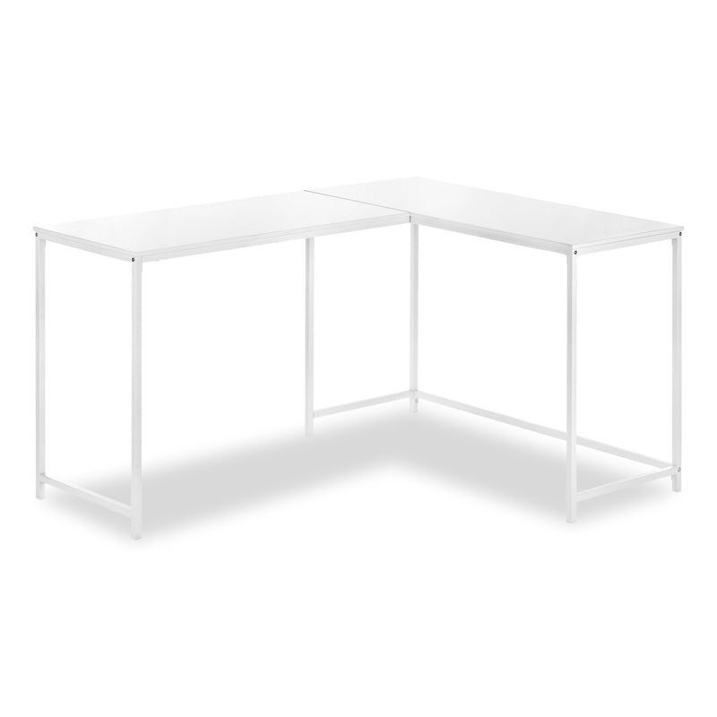 Satanta L-Shaped Corner Desk - White