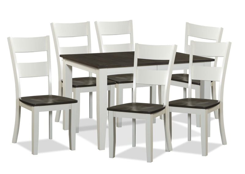 Evant 7-Piece Dining Set - White