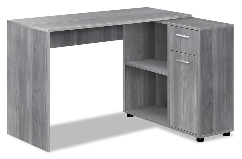 Beckett L-Shaped Desk - Grey