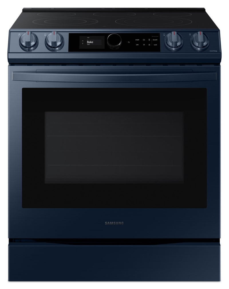 Samsung Bespoke 6.3 Cu. Ft. Slide-In Electric Range with True Convection - NE63A8711QN/AC
