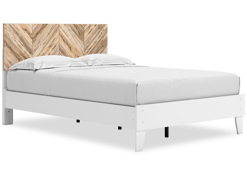 Ridge Full Bed - White