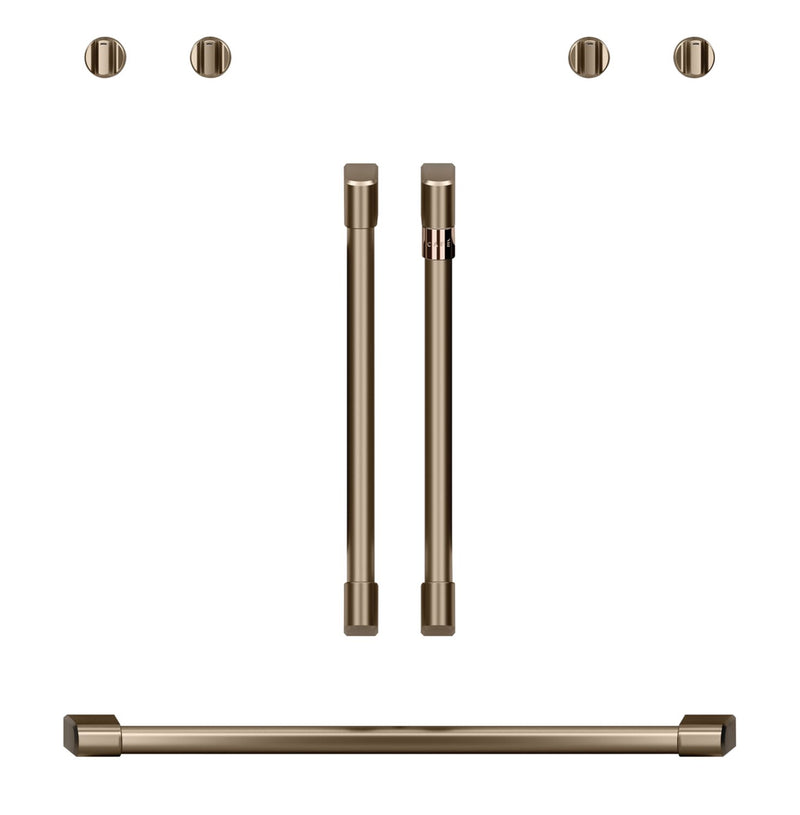 Café Handle Kit for 30" Wall Oven in Brushed Bronze - CXWDFHKPMBZ