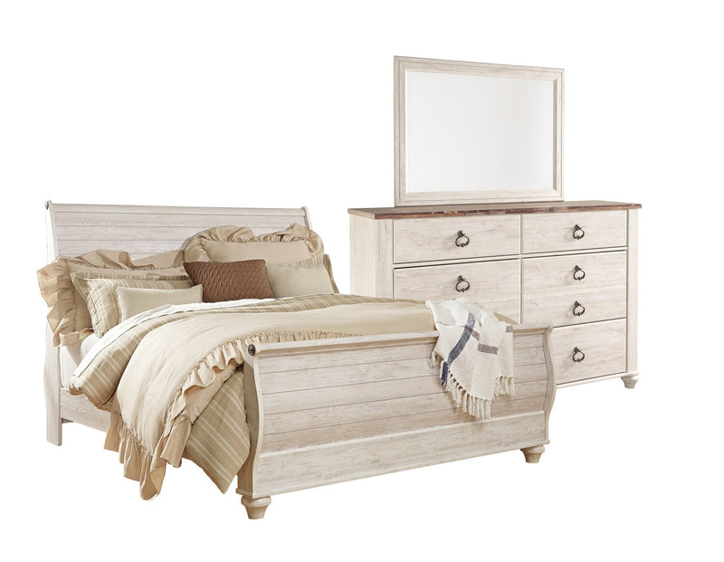 Ohrtman 5-Piece King Sleigh Bedroom Set