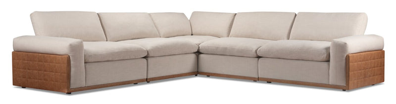 Alsea 5-Piece Sectional - Taupe