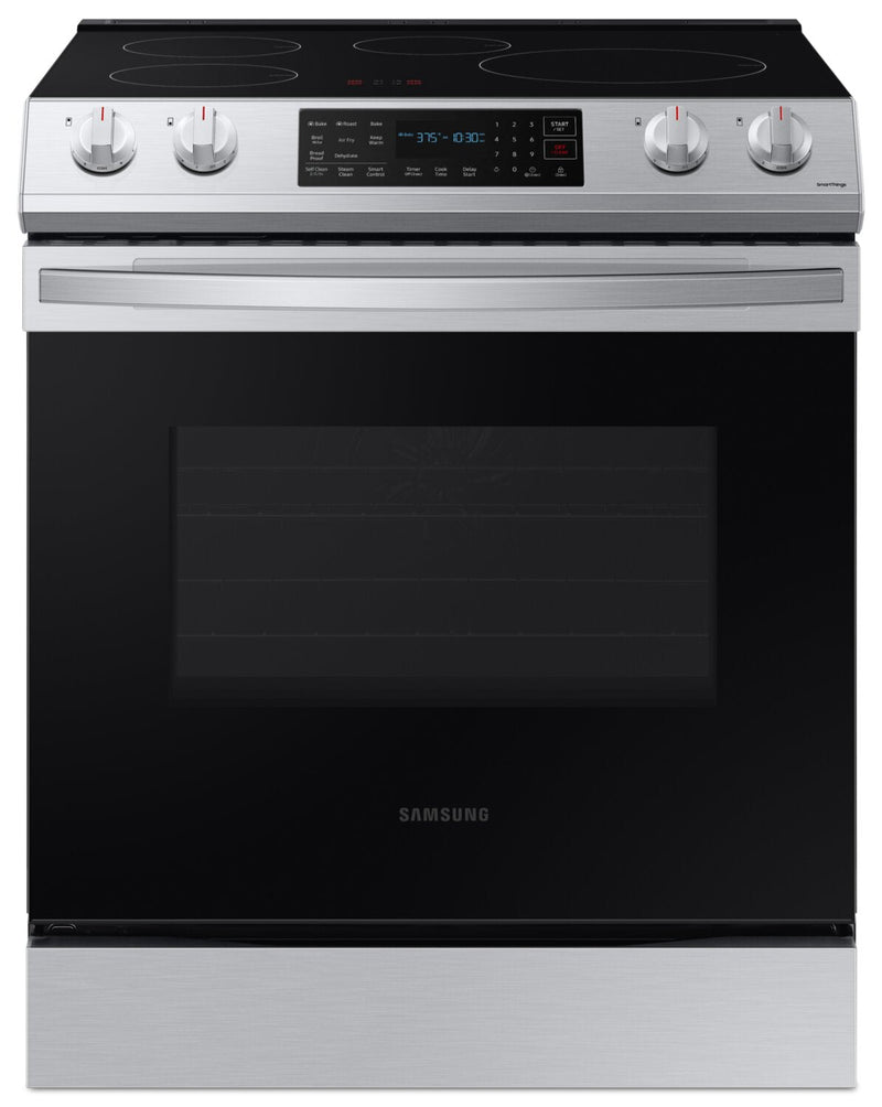 Samsung 6.3 Cu. Ft. Slide-In Electric Induction Range with Air Fry - NE63B8411SS/AC