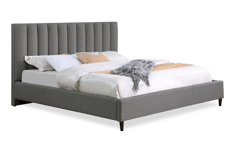 Cresbard King Platform Bed - Grey