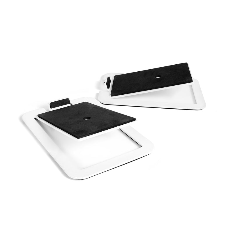 Kanto S4 Desktop Speaker Stands for Midsize Speakers, White