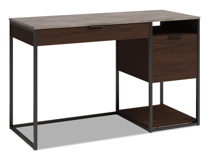 Liano Desk - Umber Wood