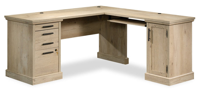 Elvas L-Shaped Desk - Prime Oak