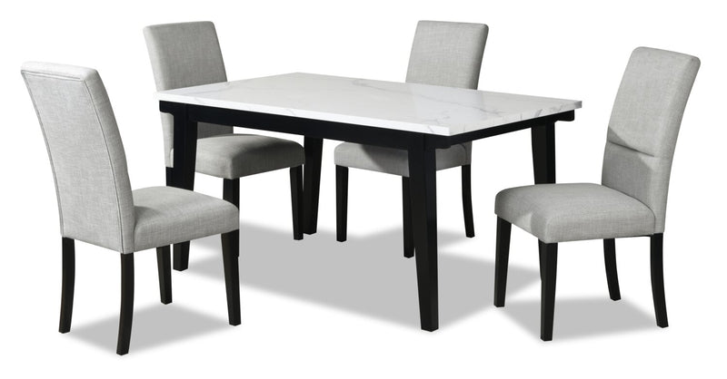 Quinlan 5-Piece Dining Set with Rectangular Dining Table