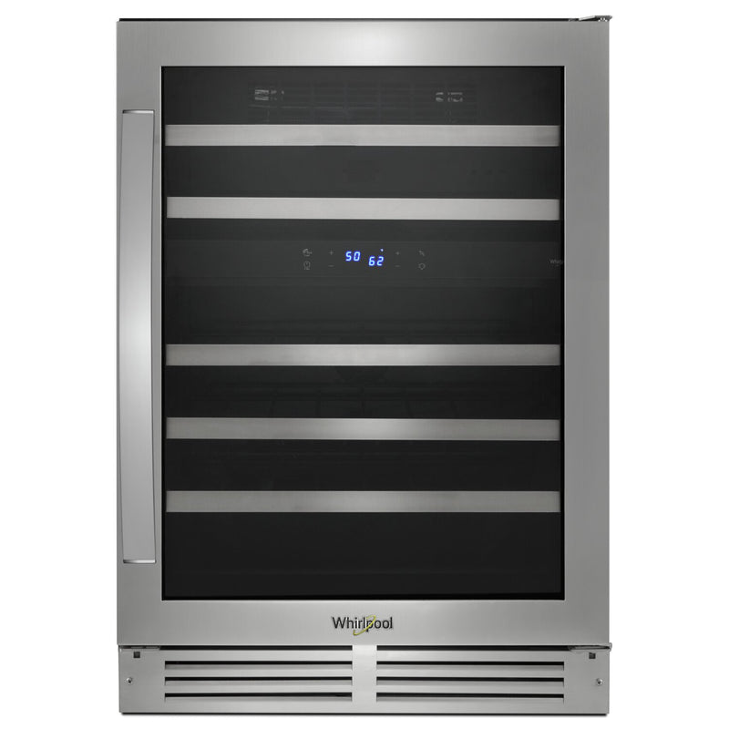 Whirlpool 46-Bottle Under-Counter Wine Cooler - WUW55X24HS