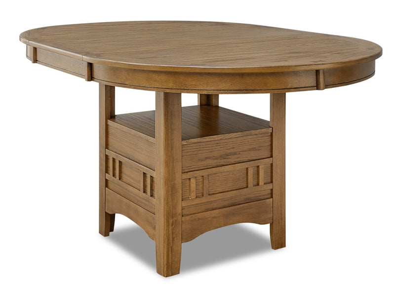 Dena Dining Table - Walnut - Country style Dining Table in Walnut Rubberwood