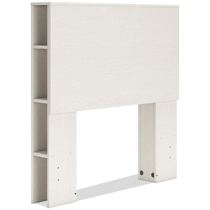 Caramat Twin Bookcase Headboard - White