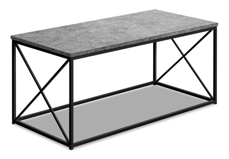 Croydon Coffee Table - Grey Stone-Look