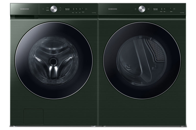Samsung Bespoke 6.1 Cu. Ft. Front-Load Washer and 7.6 Cu. Ft. Electric Dryer - WF53B89E/DVE5389E