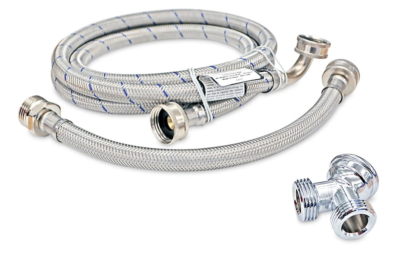 Frigidaire 6' Stainless Steel Steam Dryer Hose Kit - 5304499648