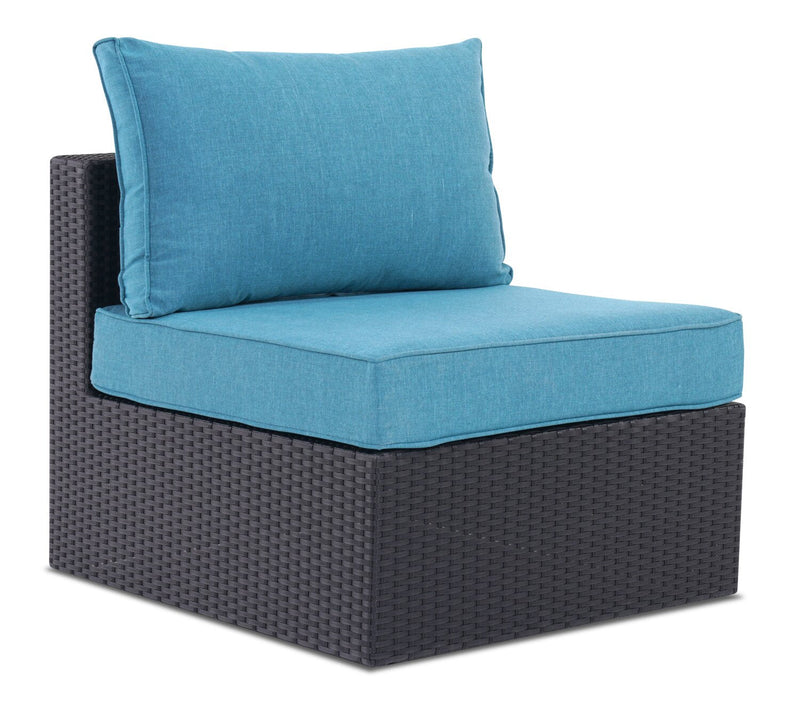 Oslo Armless Patio Chair - Blue
