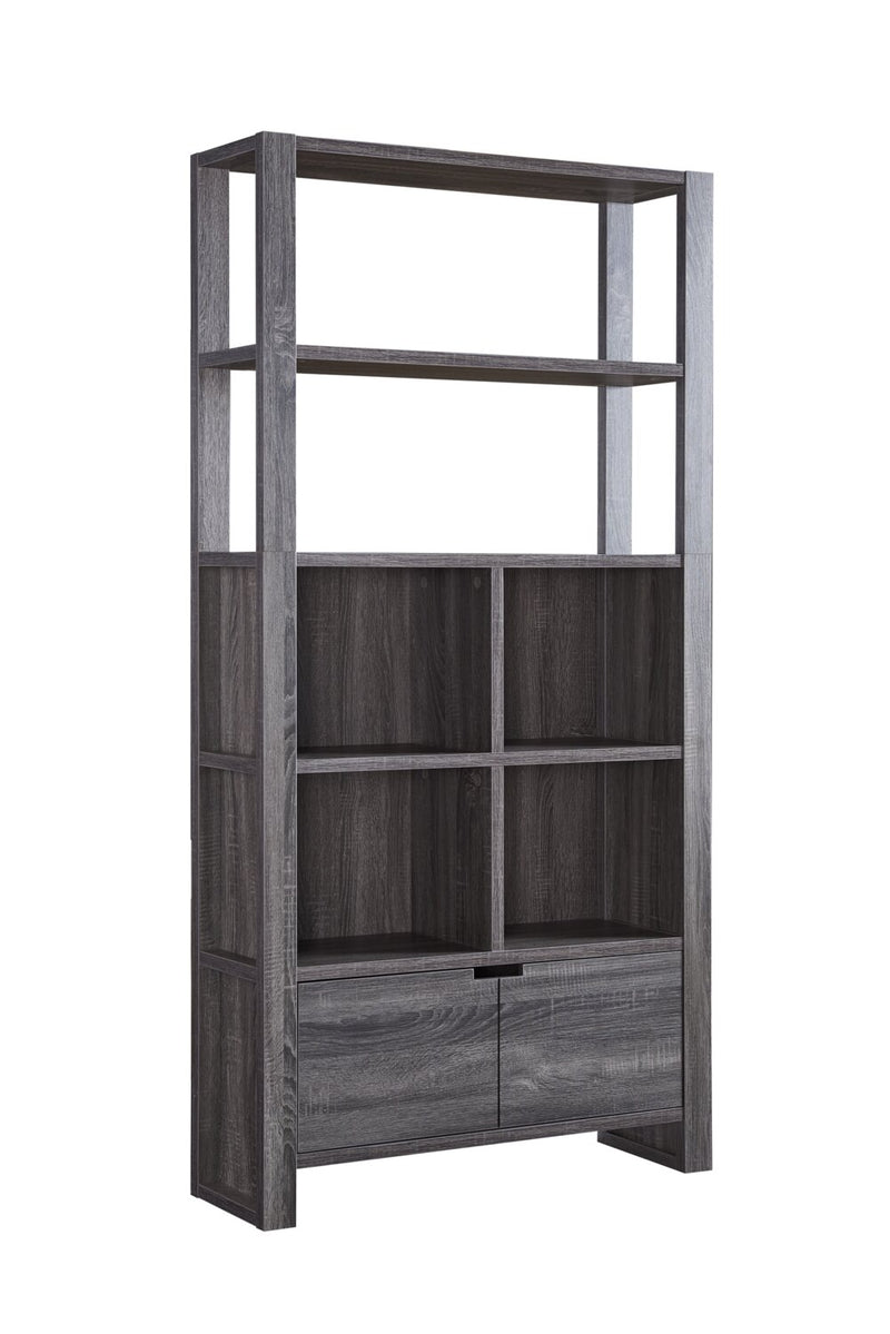 Deniz 75" Bookcase - Grey