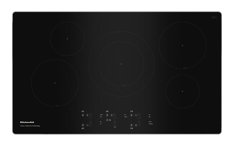 KitchenAid 36" Sensor Induction Cooktop - KCIG556JSS