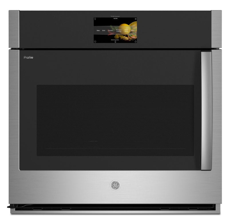 GE Profile 5 Cu. Ft. Wall Oven with Left Hand Swing Door - PTS700LSNSS