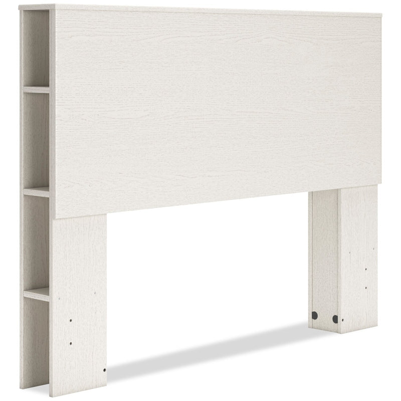 Caramat Full Bookcase Headboard - White