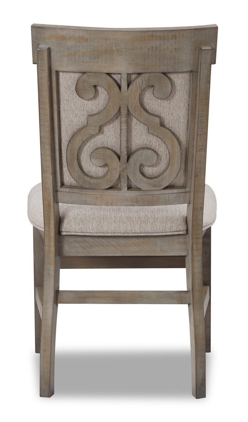 Wildomar Upholstered Dining Chair Dovetail Grey Furniture.ca