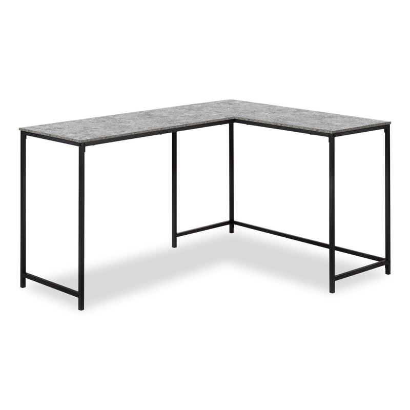 Satanta L-Shaped Corner Desk - Grey