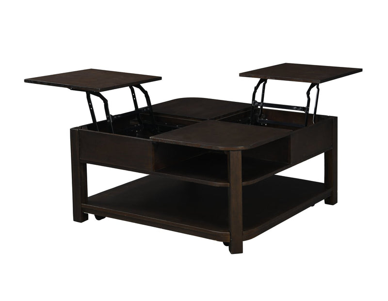 Nikko Coffee Table with Lift Top - Brown 