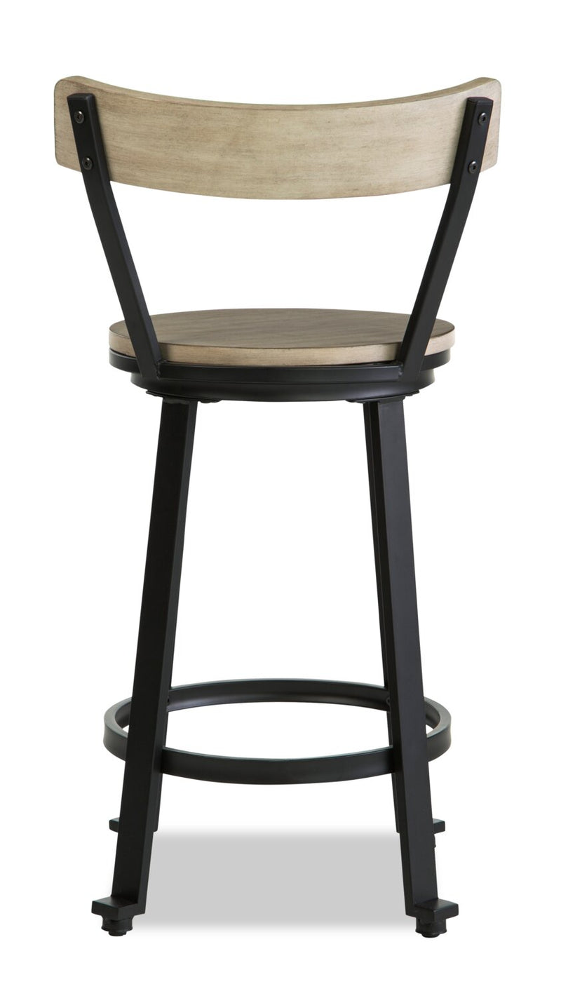 Milwaukee CounterHeight Swivel Stool Natural Furniture.ca