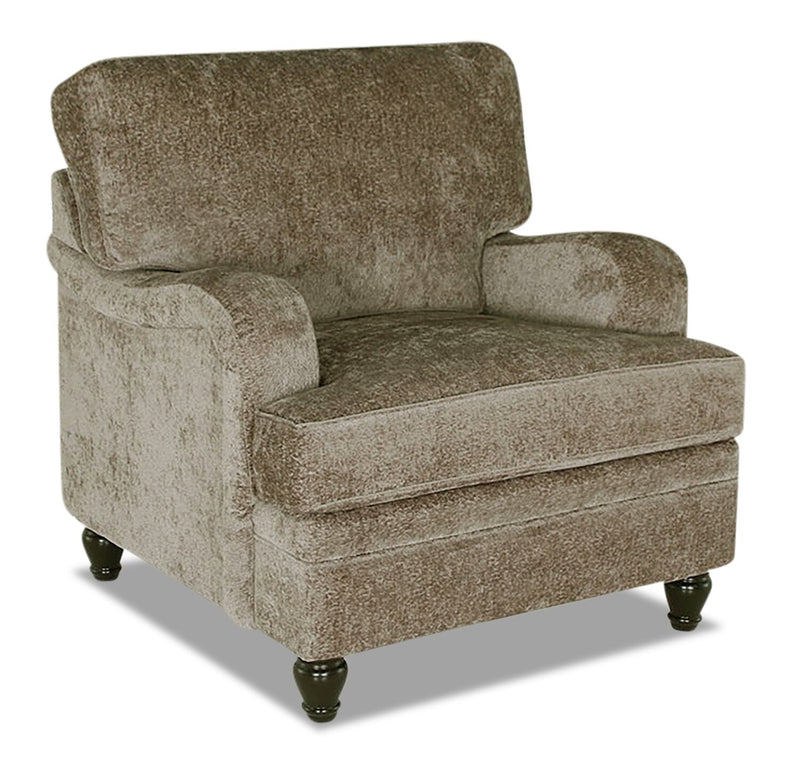 Greycliff Chenille Chair - Toffee