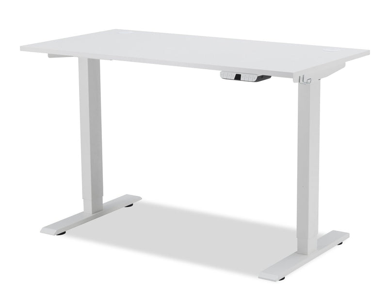 Lucinda Adjustable Desk - Matte White