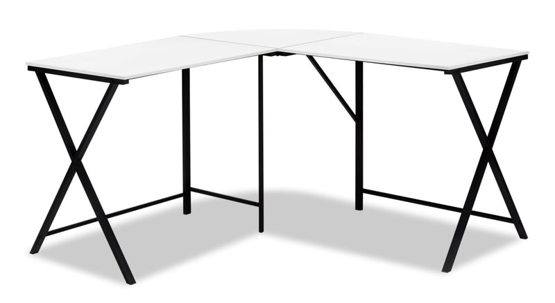 Weimar L-Shaped Corner Desk - White