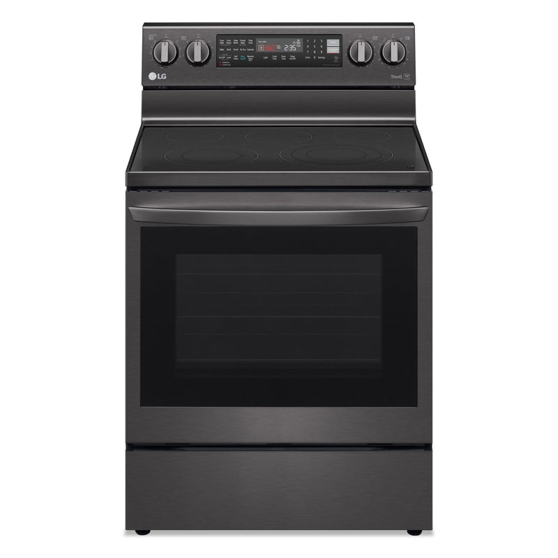 LG 6.3 Cu. Ft. Electric InstaView™ Range with Air Fry - LREL6325D