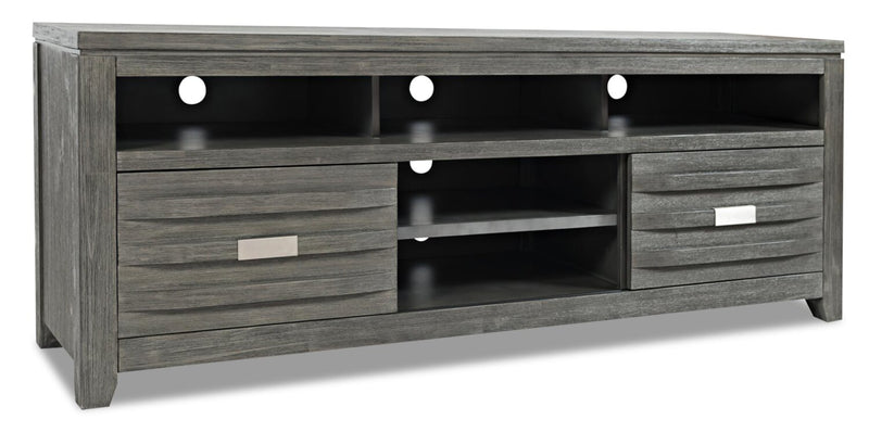 Bronx 70" TV Stand - Grey - Contemporary style TV Stand in Grey Acacia