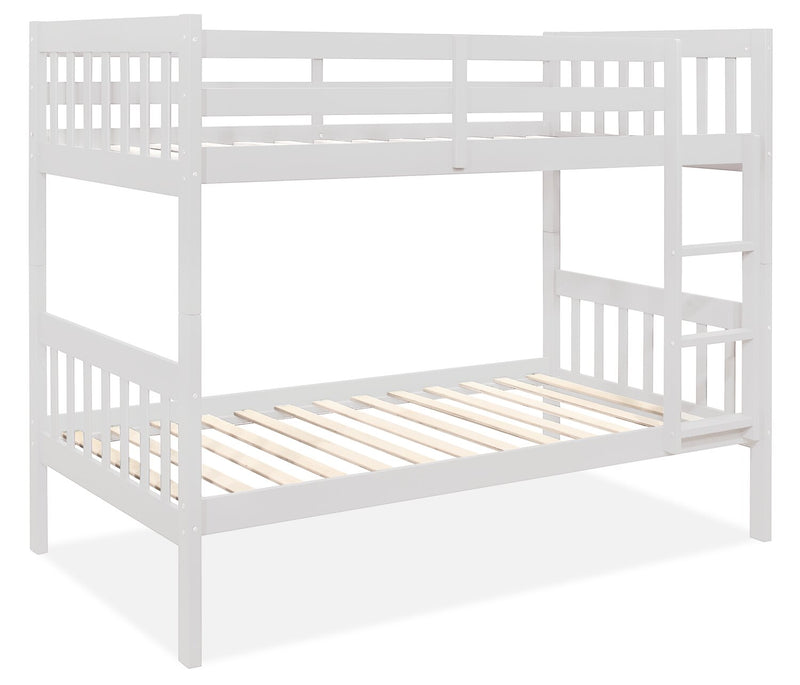Hopkin Twin Open Panel Bunk Bed - White