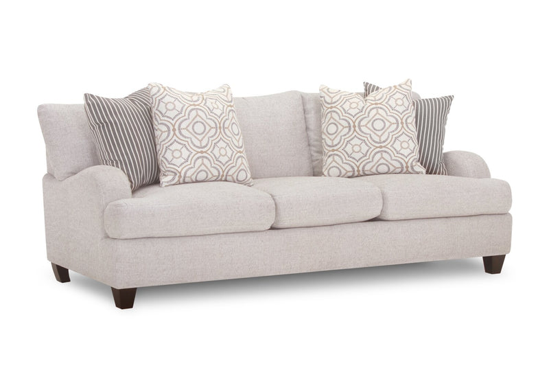 Mirandela Linen-Look Fabric Sofa - Linen
