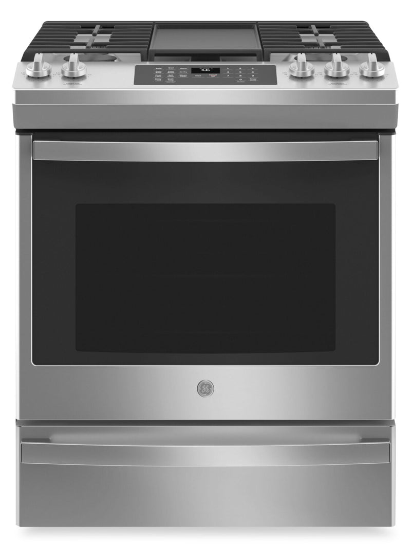 GE 5.6 Cu. Ft. Convection Gas Range with No-Preheat Air Fry - JCGS760SPSS