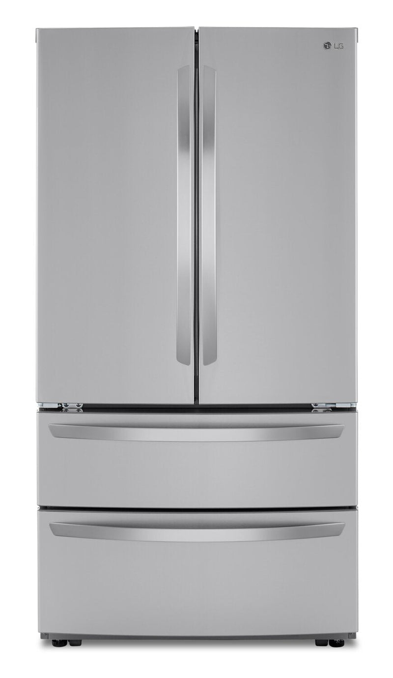 LG 23 Cu. Ft. Counter-Depth 4-Door French-Door Refrigerator with Internal Water Dispenser - LMWC23626S
