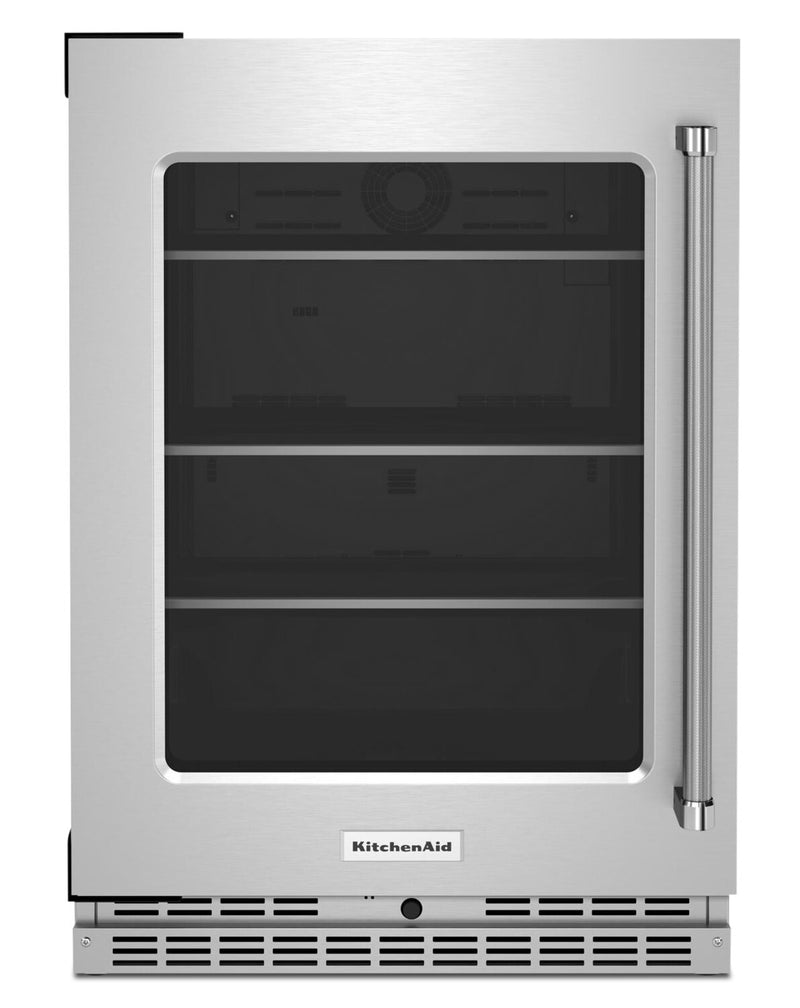 KitchenAid 5.2 Cu. Ft. Left-Opening Under-Counter Refrigerator - KURL314KSS