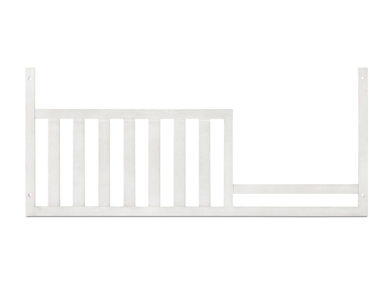 Midland Crib Guard Rail - White - Contemporary style Bed Rails in White Slate, Parawood