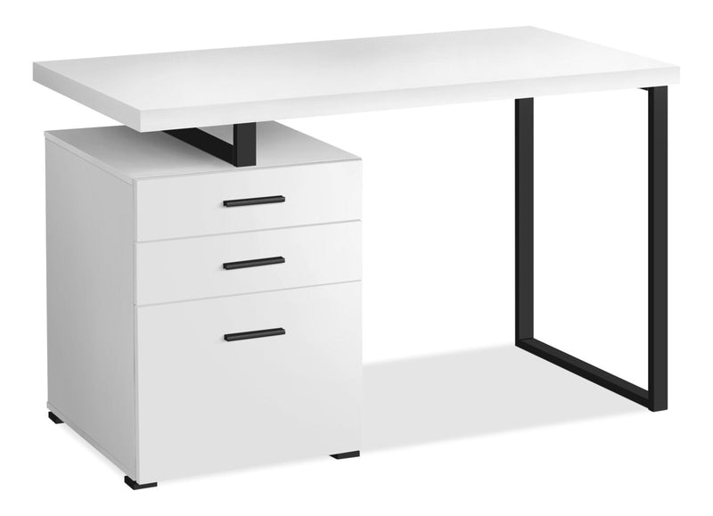 Tintern Reversible Desk - White