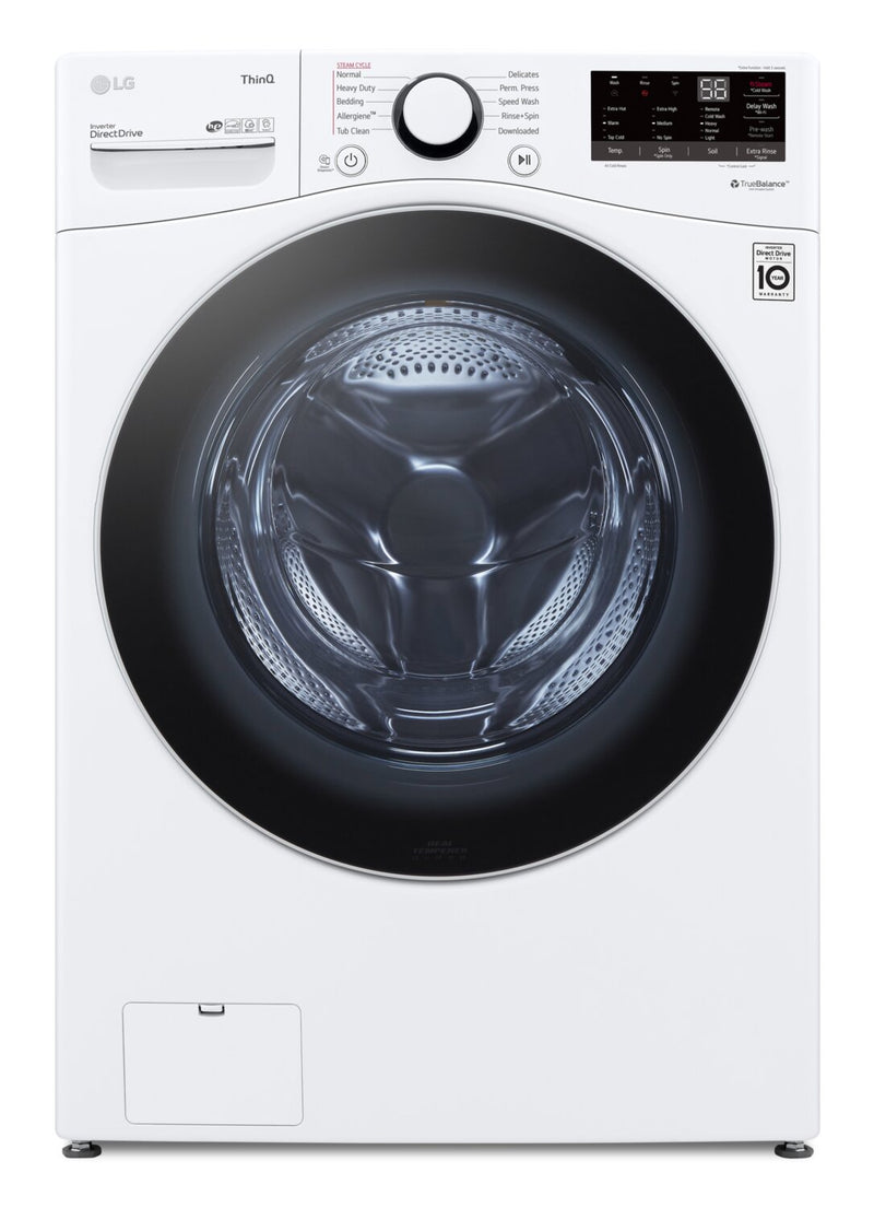 LG 5.2 Cu. Ft. Front-Load Washer with AI and Wi-Fi - WM3600HWA