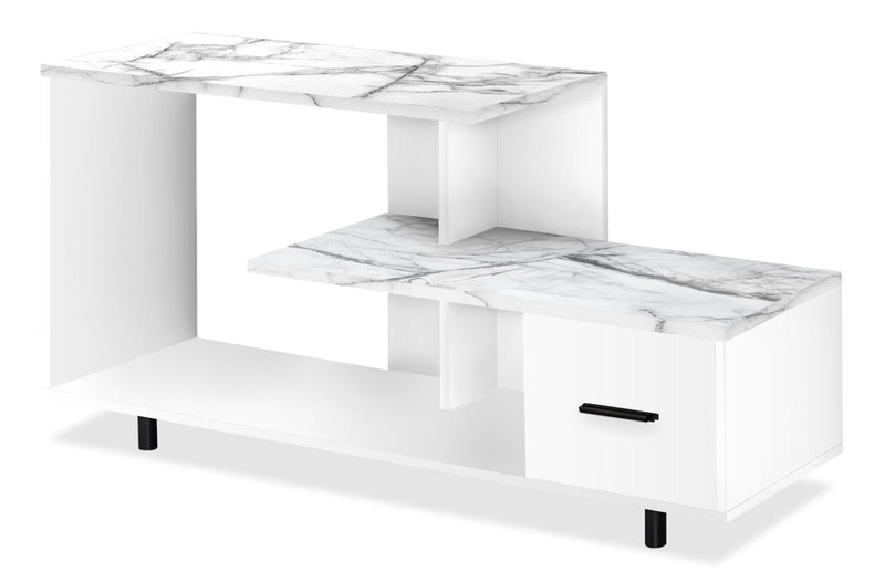 Glenridge 48" TV Stand - White