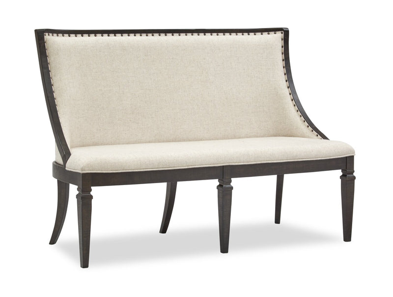 Rossburn Dining Bench - Charcoal