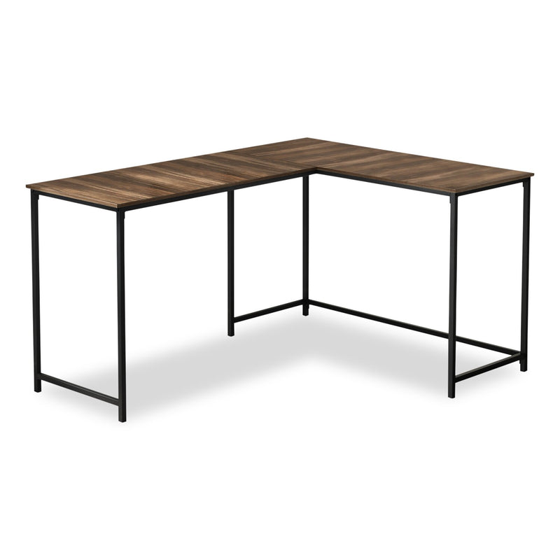 Satanta L-Shaped Corner Desk - Brown
