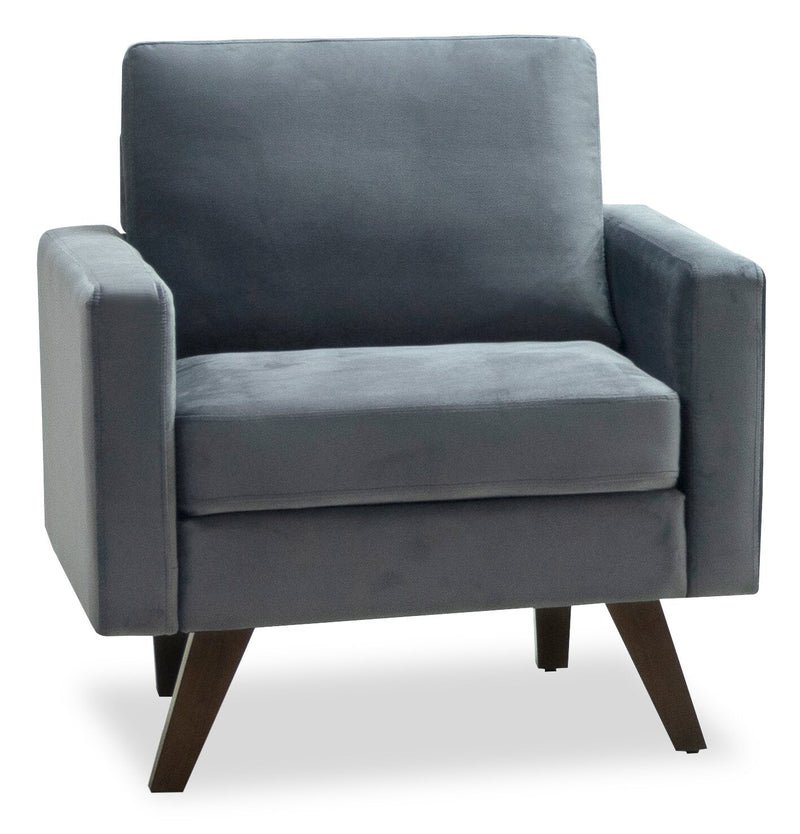 Sonoma Velvet Chair - Grey