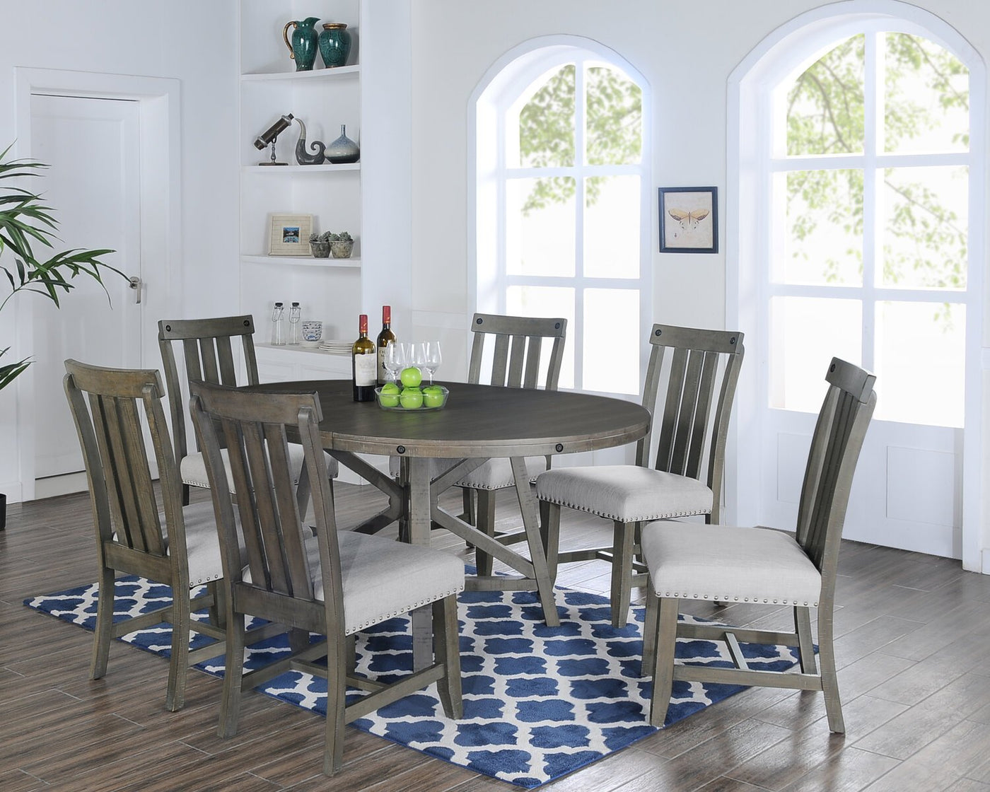 Murphy 7-Piece Round Dining Table Package