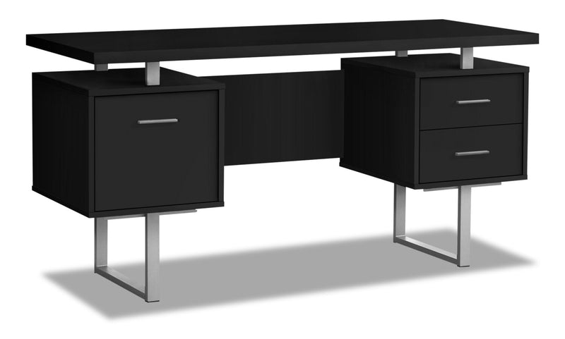 Elley Reversible Desk - Black